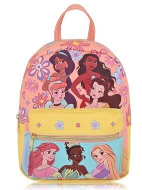 Little Girls Toddler Disney Princesses Backpack Tiana Ariel Cinderella Jasmine